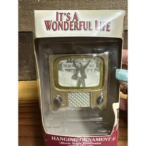 It’s A Wonderful Life Hanging Ornament Movie Scene In Box